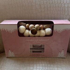 Cupcakes & Cashmere Cream Pom Pom Decor